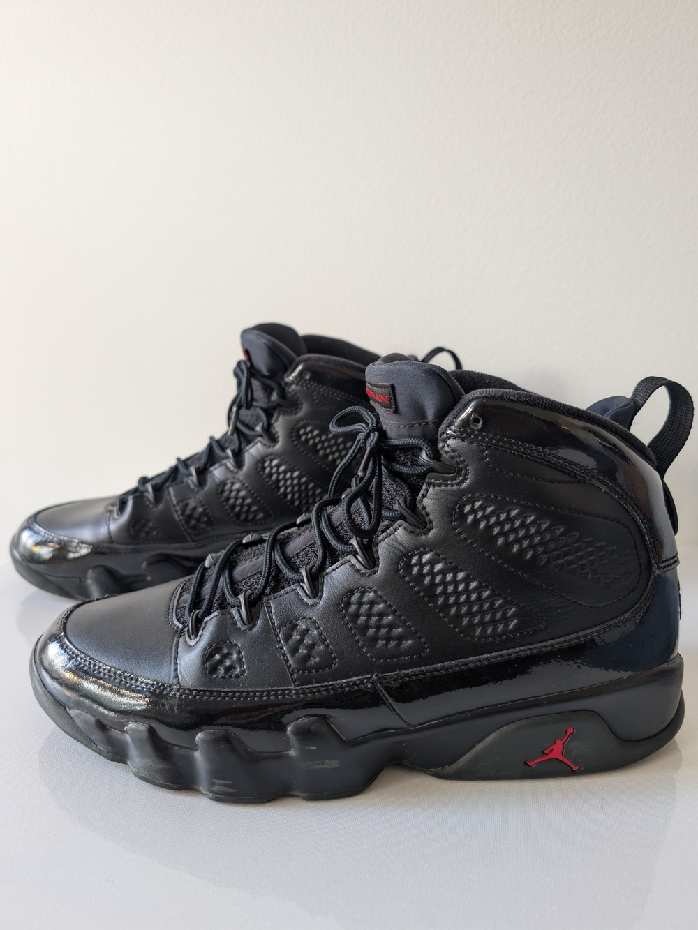NIKE Air Jordan 9 Retro Black Patent Leather | Men’s Size 11 (302370-014)